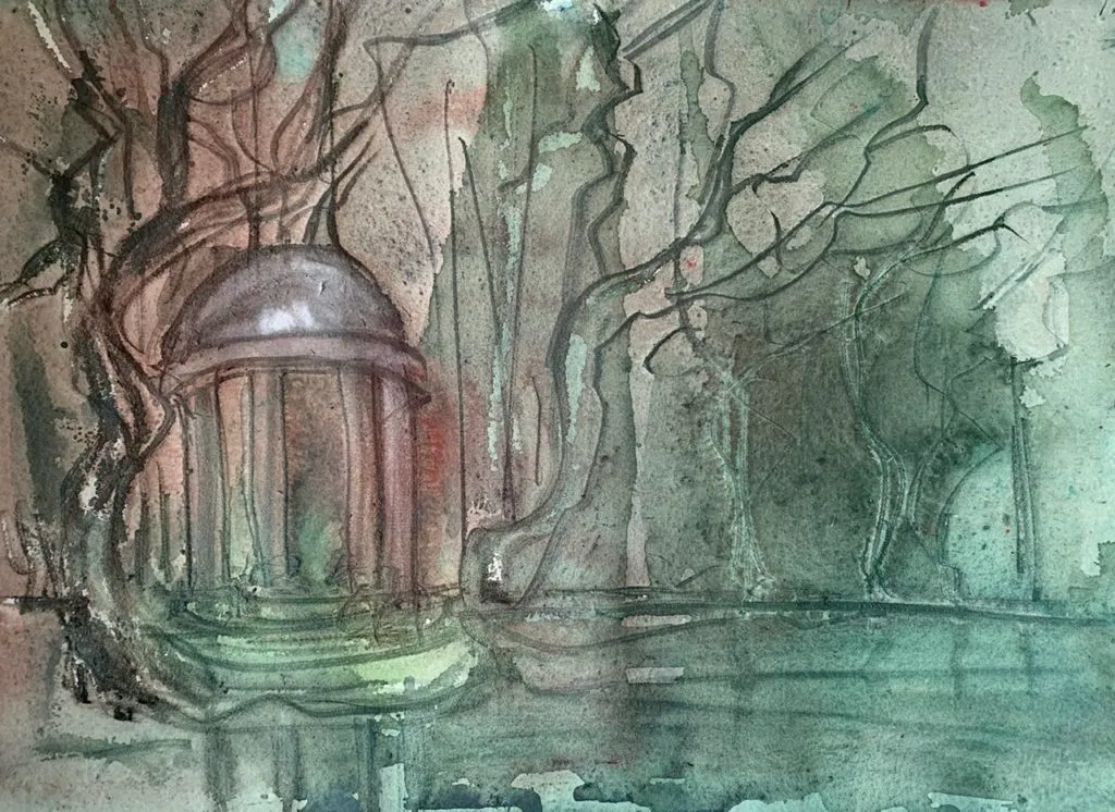 « On reste encore une semaine… » Pavillon de Vénus, parc du château de Lützschena, Leipzig