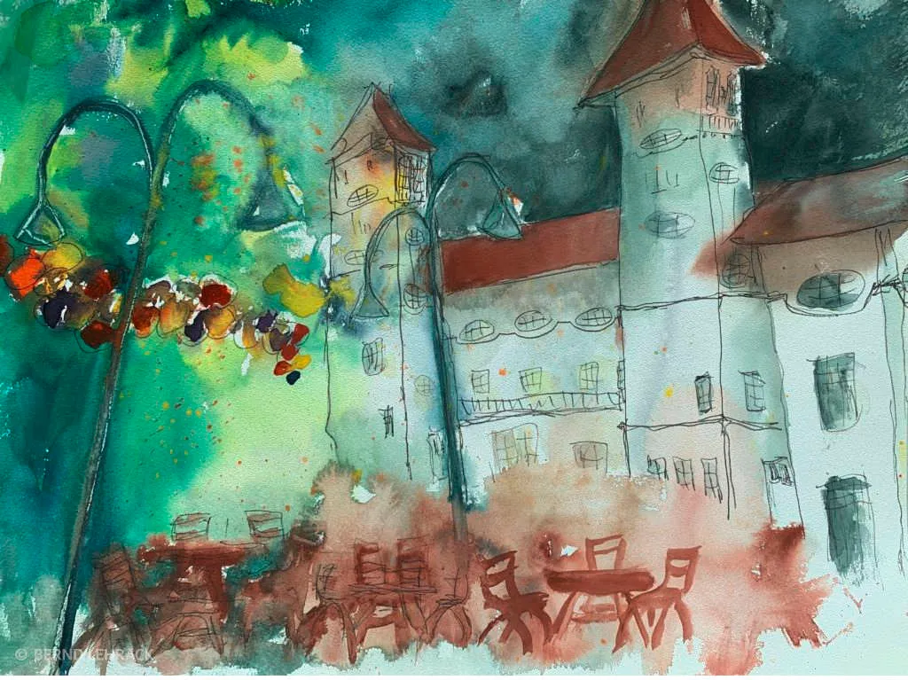 Automne à la guinguette de l'hippodrome